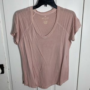 Pink v neck